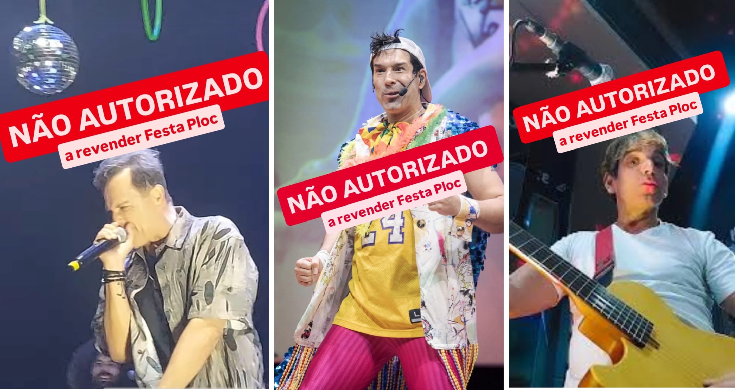 Proibido revender Festa Ploc